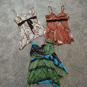 Spaghetti strap top bundle